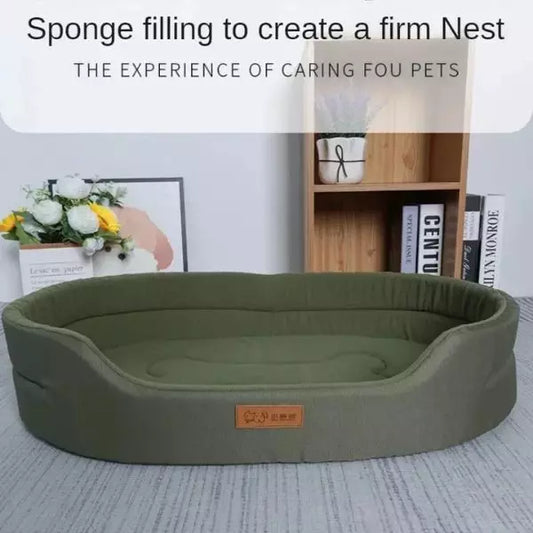 dog sofa bed coimbra green 1